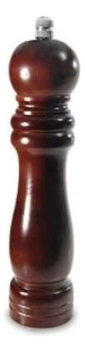 Moedor De Pimenta Grande 21cm Madeira E Ceramica Kehome 5827 Cor Marrom-escuro