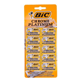 Lamina Bic Chrome Platinum - 1 Cartela C/50 Unidades