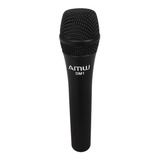 Amw Dm1 Microfone Dinâmico Com Fio Cardioide Em Metal + Cabo