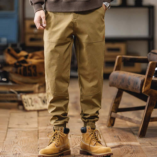 Pantalones Cargo Para Hombre, Pantalones Casuales Retro