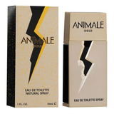 Perfume Masculino Animale Gold Eau De Toilette 30ml