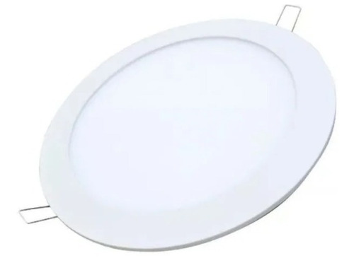 Artefacto Led Redondo Embutir Techo 18w Luz Día/luz Cálida