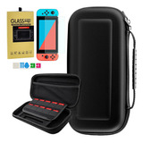 Case Capa Estojo Bag Rigida Nintendo Switch + Pelicula Vidro