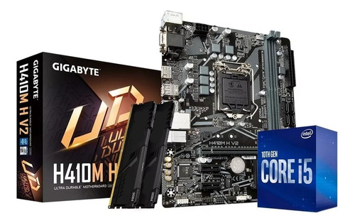 Kit Upgrade Intel I5 10400f + Gigabyte H510m-h + 8gb Ram
