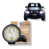 Faro Auxiliar Redondo 9 Led 27 W 12/24v Moto Auto 4x4 Camion