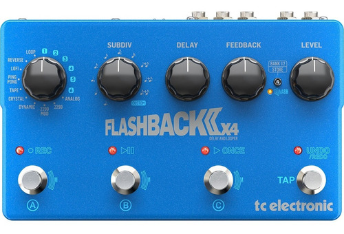 Tc Electronic Pedal Flashback X4 Delay True Bypass