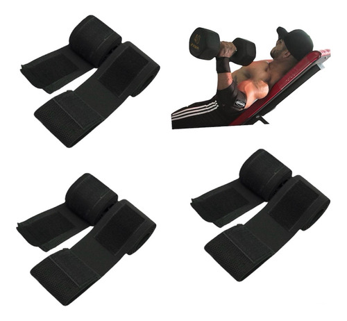 3 Pares Vendas Para Codos Gym Crossfit Pesas Barra Coderas