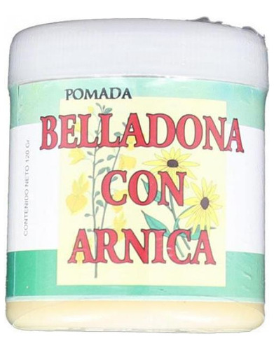 Pomada De Arnica Con Belladona Natural Dolor