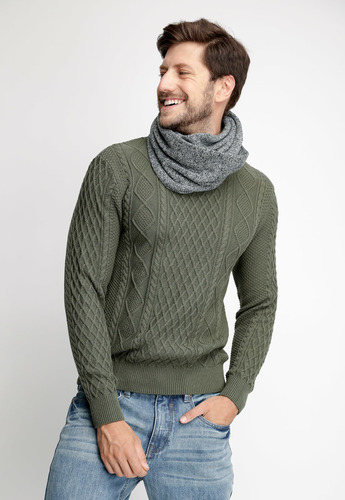 Sweater Hombre Texas Verde Fw 2023 Ferouch