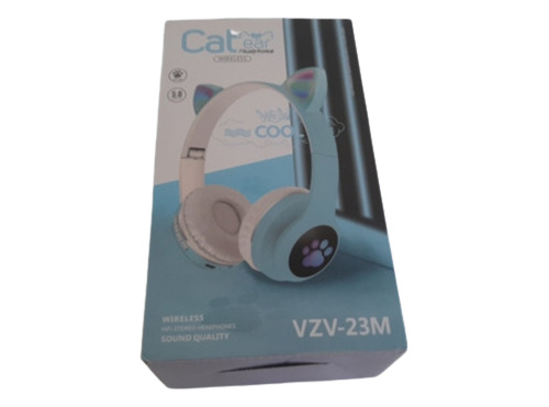 Auricular Headphones Cat Ear Nenas Orejitas Gatito Vzv-23m !