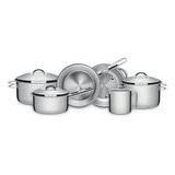 Conjunto De Panela Tramontina Indução Solar 6 Peças Inox