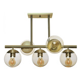 Lustre Bronze Vidro Âmbar Infinitylux