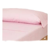 Juego De Sabanas Cama Semidoble 120x190 Rosa Bebe 