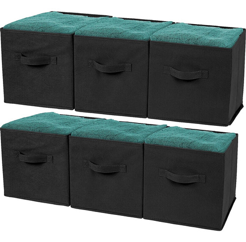 Greenco Grc2349 Foldable Non, Woven Fabric Storage Cubes,