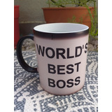 Taza Mágica The Office Worlds Best Boss Ceramica Importada