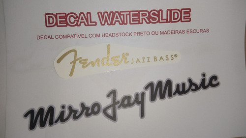 Decal P Luthier Fender Jazz Bass