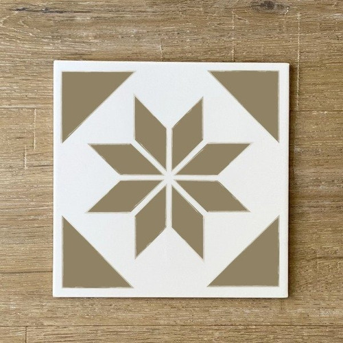 Plantilla Stencil Flor Geometrica 15x15 Decox2lab - Boedo