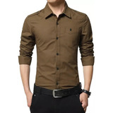 Camisa Verde Militar, Camisa Para Hombre, Uniforme De La Fue