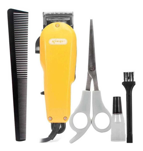 Cortador De Cabelo Knup Qr-8918  Amarelo 110v