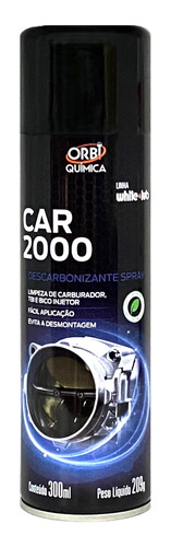 Descarbonizante Spray Limpa Bicos Carburador Orbi Car 300ml