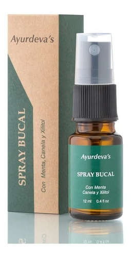 Spray Bucal Ayurdeva's Antibacterial & Refrescante Vegano 