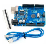 Placa Arduino Uno R3 Compatible Atmega328 Ch340  + Cable Usb