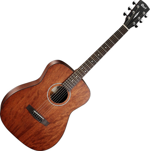 Guitarra Acústica Cort Af510 M Op Brown Con Funda - Om
