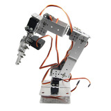 Brazo Robotico Aluminio- Arduino Robot 6 Dof  Robot Arduino 