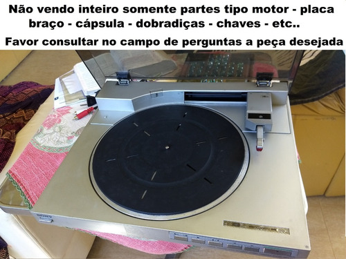 Toca Disco Sony Ps-lx510bs Vendo Peças Motor Placa Teclas Et