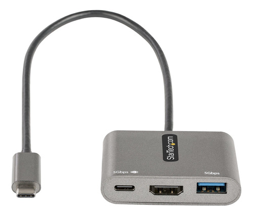 Adaptador Multipuertos Startech De Usb C A Hdmi Usb-a Usb-c 