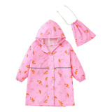 Chubasquero Con Estampado Bonito Para Niñas, Impermeable, Tr