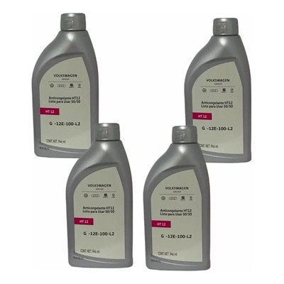 Kit 4 Anticongelantes De 1l G12evo Vw Audi Seat Color Rosa | Envío gratis