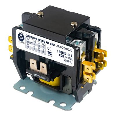 Contactor 2 Polos 40A Appli Parts para Compresores y Equipos HVAC | Envío gratis