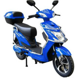Moto Scooter Eletrica Autopropelido 1000w 30km Sem Cnh Azul