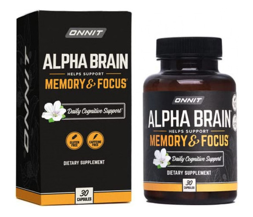 Suplemento Vitamina B6 Onnit Alpha Brain Premium Suplemento 