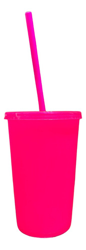 Vaso Con Popote 30 Pzas Reusable Personalizados Todos 16oz