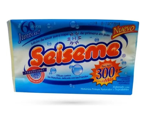 Jabon Seiseme X300gr