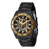 Reloj Invicta Nhl Vegas Golden Knights Black Steel Para Muje