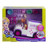 Playset Polly Pocket Hospital Movil De Animalitos Playset