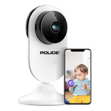 Police Camara De Seguridad Wifi Hd 1080p Compacta Para Inter