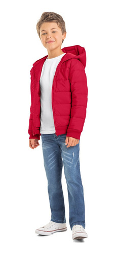 Jaqueta Kyly Infantil Juvenil Masculina Inverno Puff 8 12 16