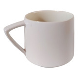 Taza Cerámica Blanca Sencilla