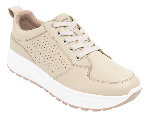 Tenis Flexi Mujer 117205 Beige