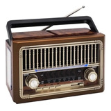 Radio Parlante Am Fm Portátil Batería Recargable Usb Sd Aux 