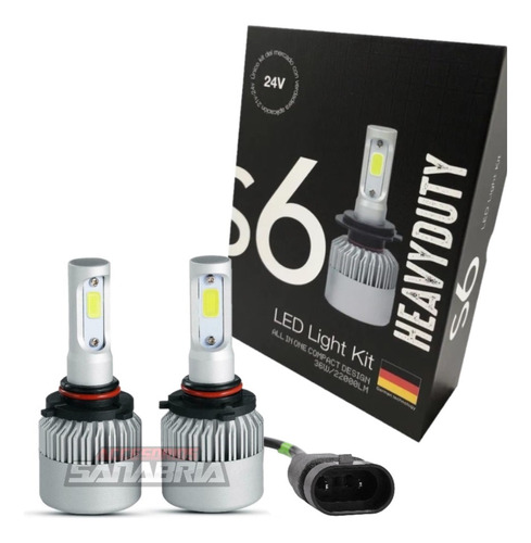 Kit Cree Led H7 H1 H3 H8 H11 Hb4 44.000 Lm S6 Heavy Duty 24v