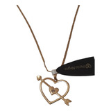 Cadena Mas Dije De Corazon Oro14k (aleacion) Hipoalergenico