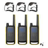 Trio De Handies Motorola T470 + 3 Cargadores 12 V