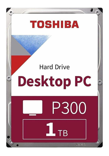 Disco Duro Interno Toshiba P300 Hdwd110uzsva 1tb Plata