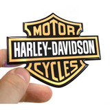 Adesivo Harley Davidson Resinado - Logo 10 Cm