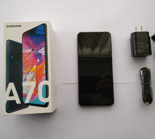 Samsung Galaxy A70 128 Gb Negro 6 Gb Ram Usado Como Nuevo